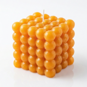 Vela Bubble Cube de Cera de Abeja (335 g) 🐝✨