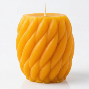 Vela Swirl de Cera de Abeja (225 g) 🐝✨